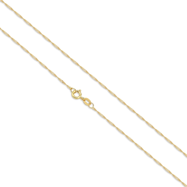 Produto Corrente Feminina de Ouro 18k Singapura com 40cm