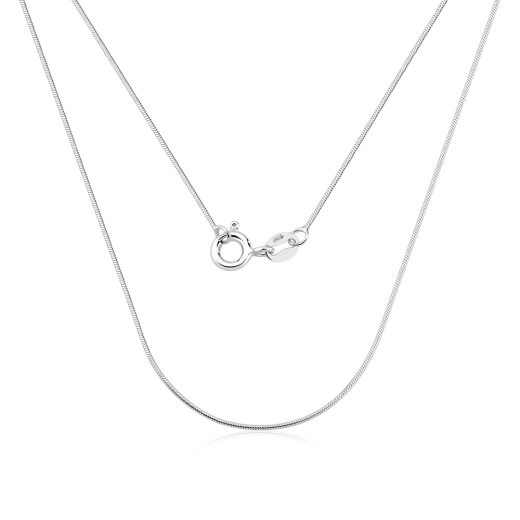 Produto Corrente de Prata 925 Rabo de Rato Redonda Laminada 50cm 1mm