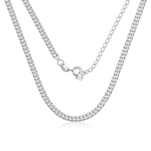 Produto Choker de Prata 925 Grumet Dupla 3mm 42cm