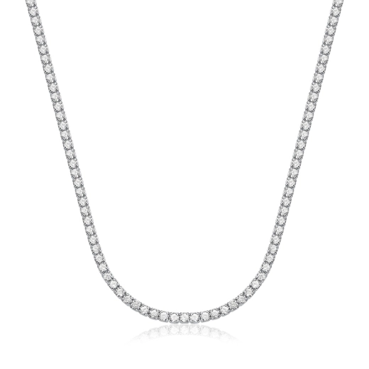 Produto Corrente de Prata Riviera 2mm