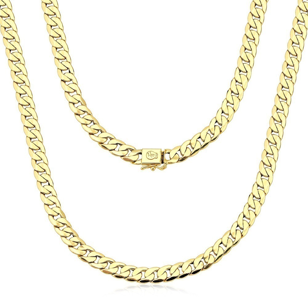 Produto Corrente Masculina de Ouro 18k Grumet com 60cm e 5mm