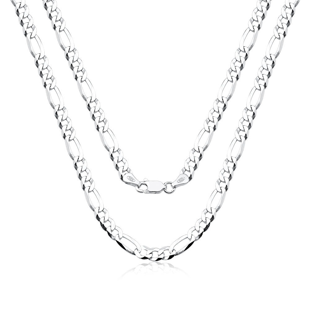 Corrente masculina de prata 925 3x1 70cm 7mm Produto Corrente masculina de prata 925 3x1 70cm 7mm