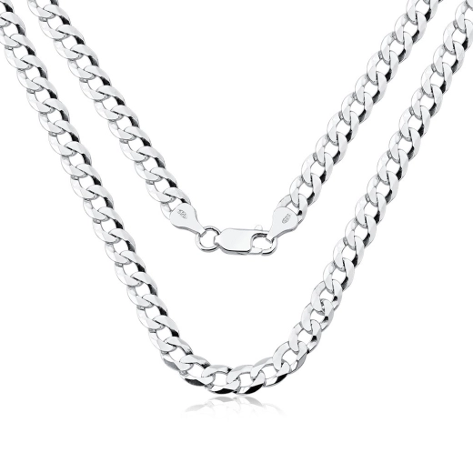 Corrente Italiana 70cm 6mm Prata 925 Produto Corrente Italiana 70cm 6mm Prata 925