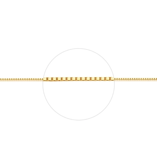 Corrente de Ouro 18k Veneziana 60cm com 0.5mm Produto Corrente de Ouro 18k Veneziana 60cm com 0.5mm