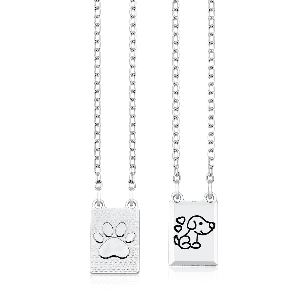 Produto Escapulário de Prata 925 Cachorrinho e Pata
