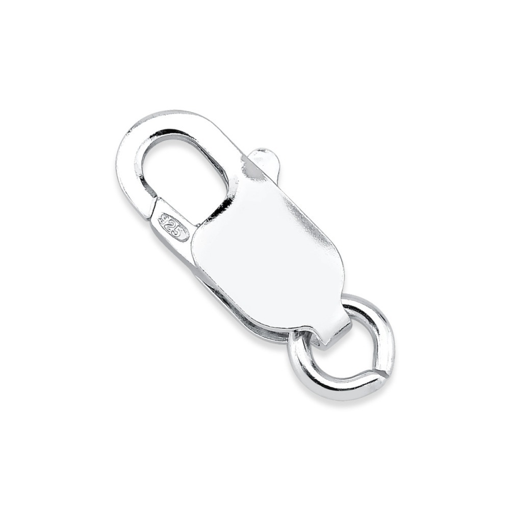 Produto Fecho Mosquetão para Corrente e Pulseira de Prata 925