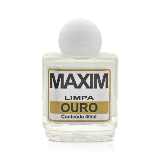 Produto Limpa Ouro Maxim Original 40ml - Liquido para limpar ouro