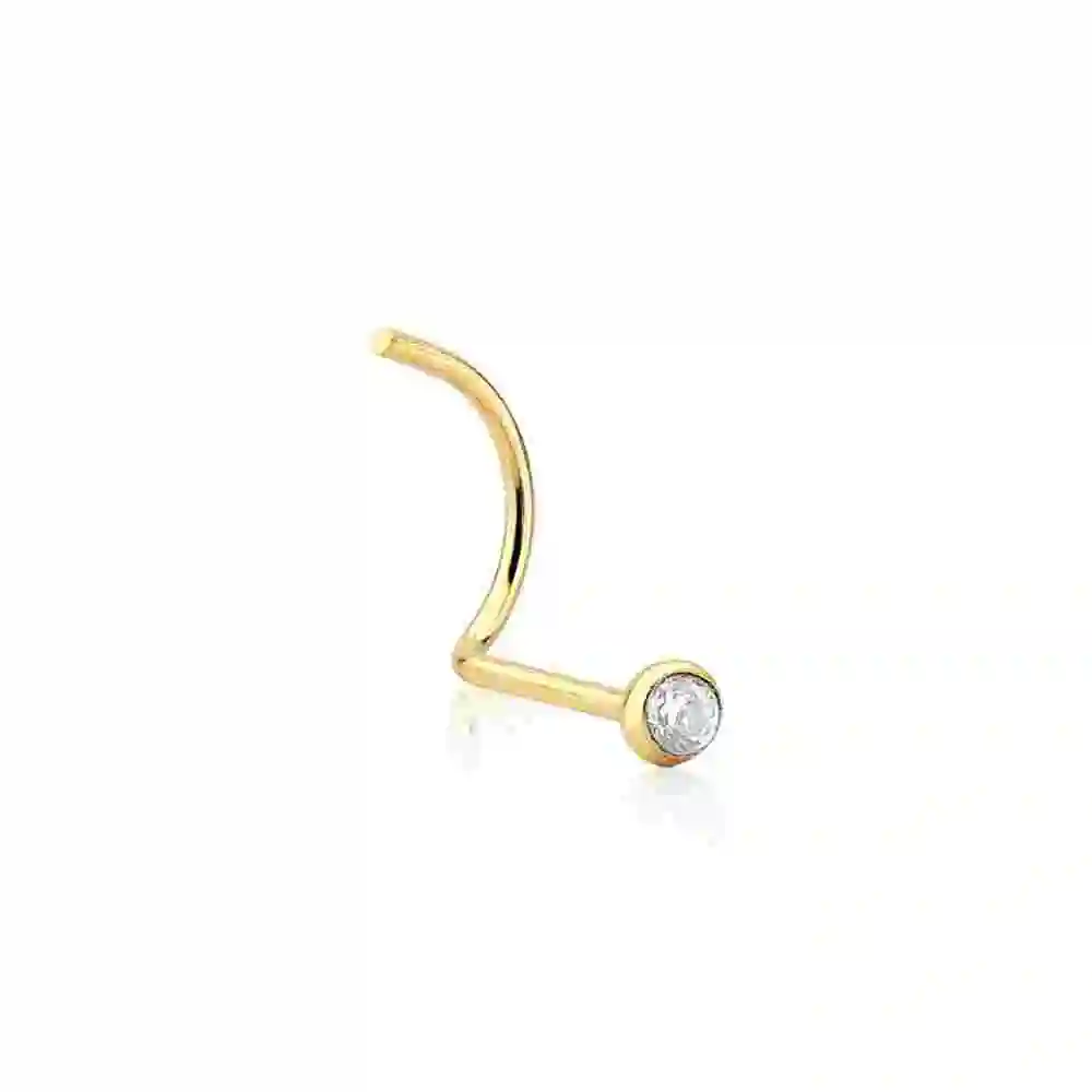 Produto Piercing de Ouro 18k Nostril com 1mm