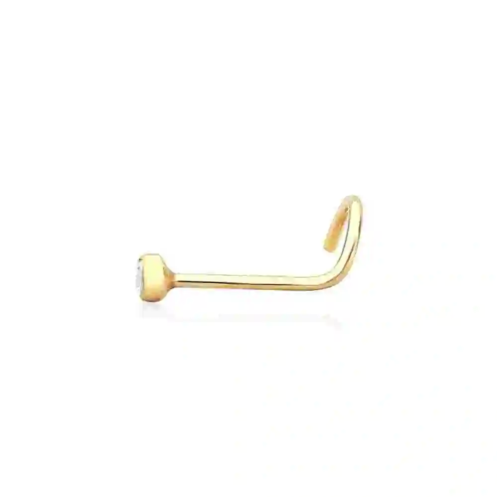 Produto Piercing de Ouro 18k Nostril com 1mm