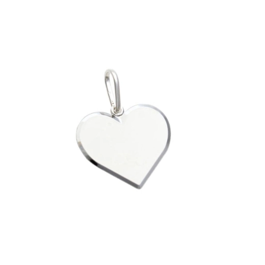 Pingente Feminino de Prata 925 Coração Liso grande Produto Pingente Feminino de Prata 925 Coração Liso grande