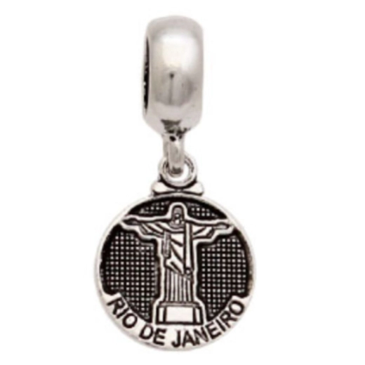 Produto Berloque Cristo Redentor Envelhecido Prata 925