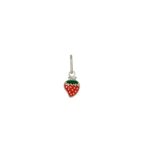 Pingente Feminino de Prata 925 Moranguinho Pequeno Produto Pingente Feminino de Prata 925 Moranguinho Pequeno
