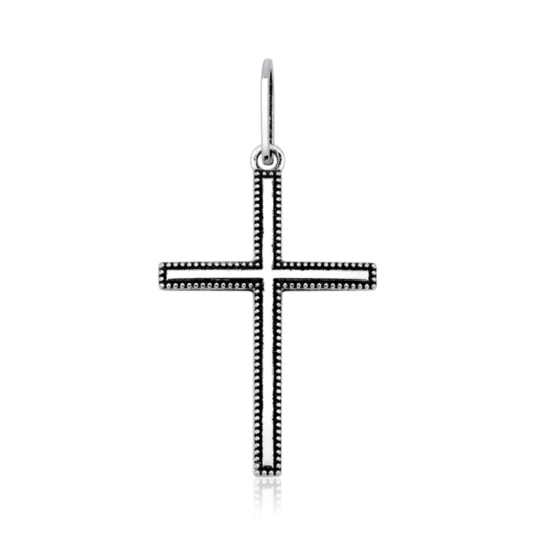 Produto Pingente Cruz Envelhecida Prata 925