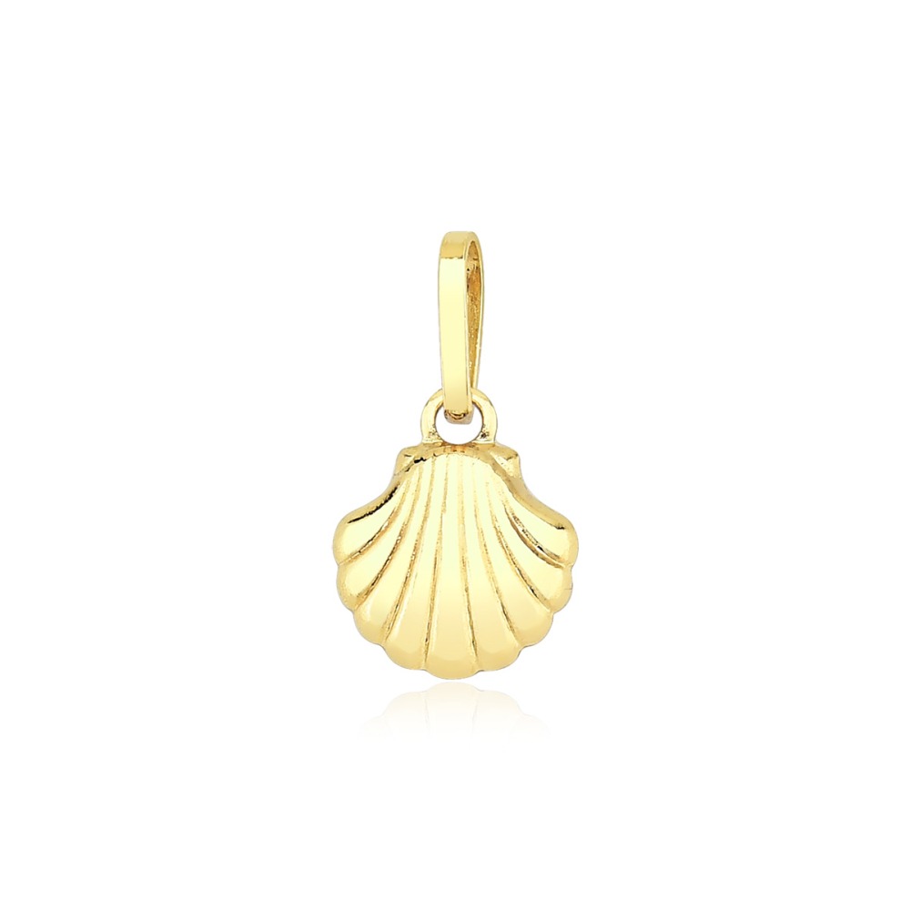 Produto Pingente de Ouro 18k Concha do Mar mini 0.7cm