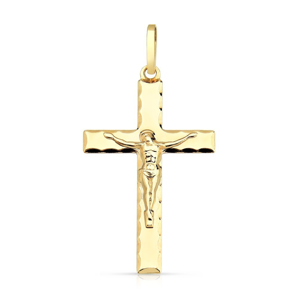 Produto Pingente de Ouro 18k Crucifixo Detalhada 2,7cm