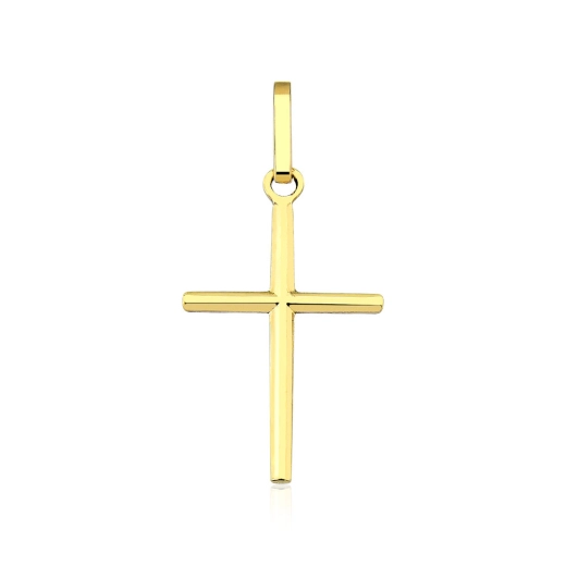 Produto Pingente de Ouro 18k Cruz Palito pequena 1,70cm