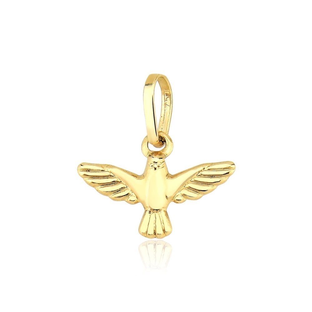 Pingente de Ouro 18k Espírito Santo 6mm Produto Pingente de Ouro 18k Espírito Santo 6mm