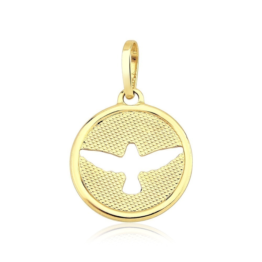 Pingente de Ouro 18k Espírito Santo Vazado Produto Pingente de Ouro 18k Espírito Santo Vazado