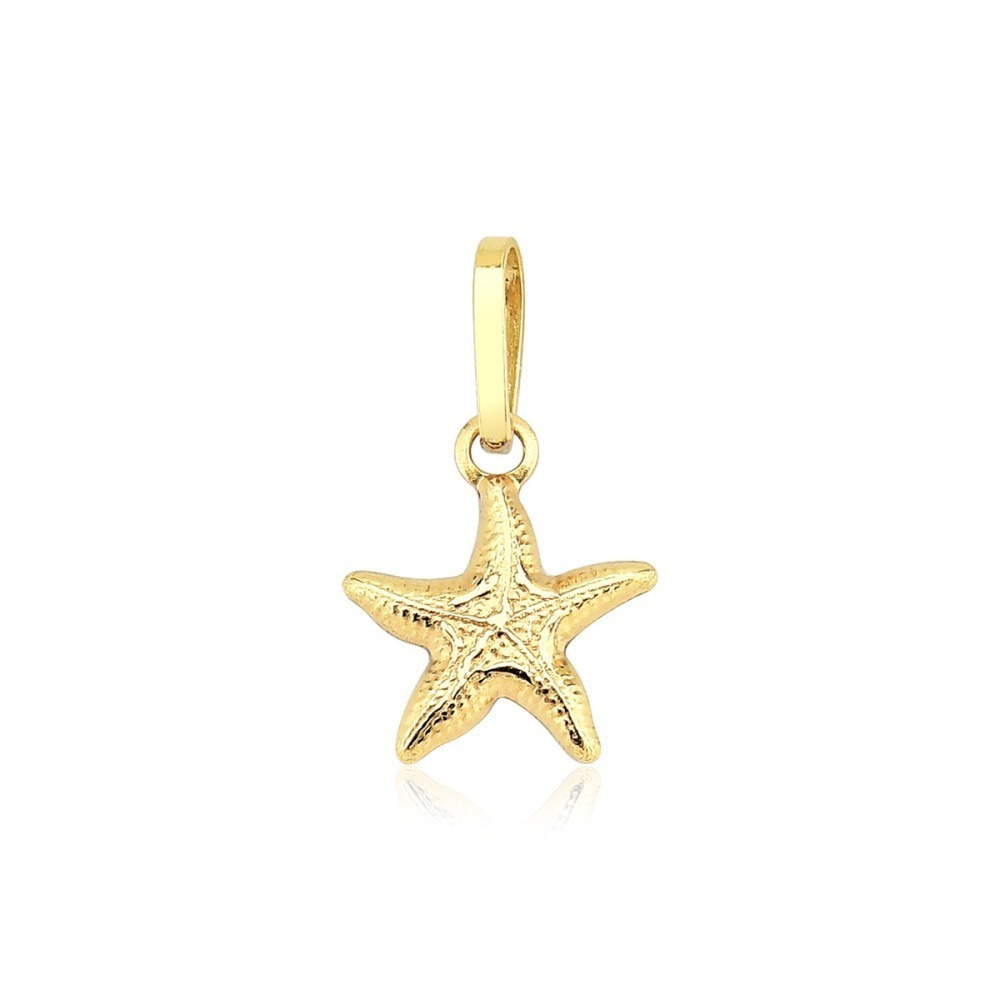 Produto Pingente de Ouro 18k Estrela do Mar mini