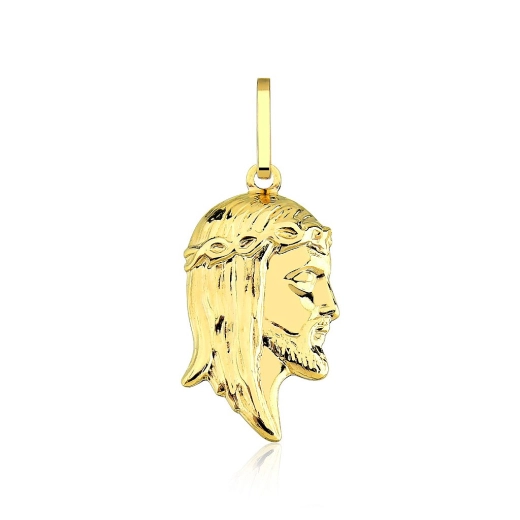 Produto Pingente de ouro 18k Face de Cristo