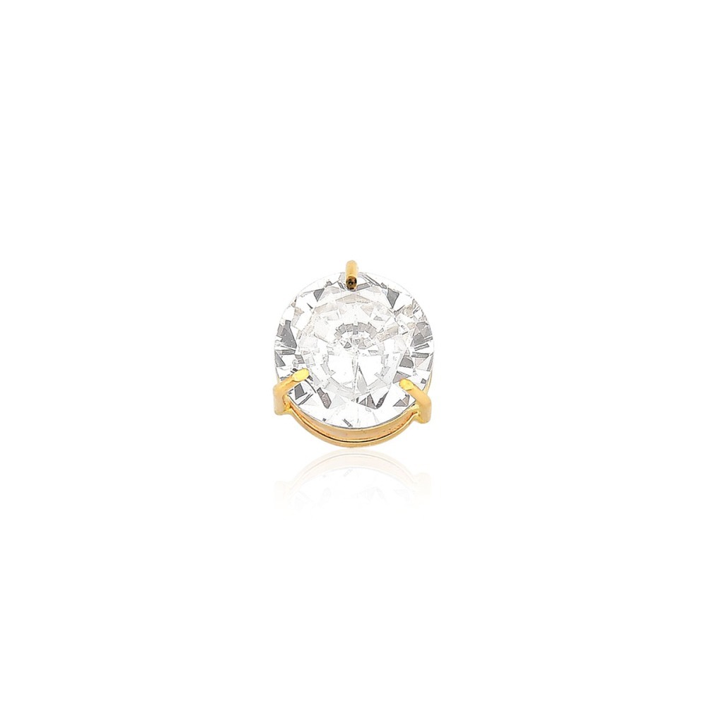 Produto Pingente de Ouro 18k Ponto de Luz Galeria com 6mm