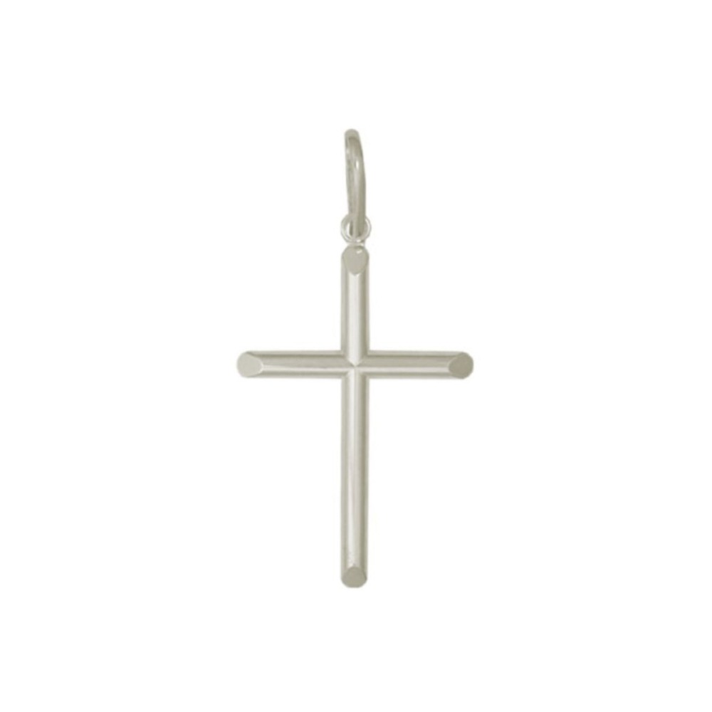 Produto Pingente de Prata 925 Cruz Fina com 3cm