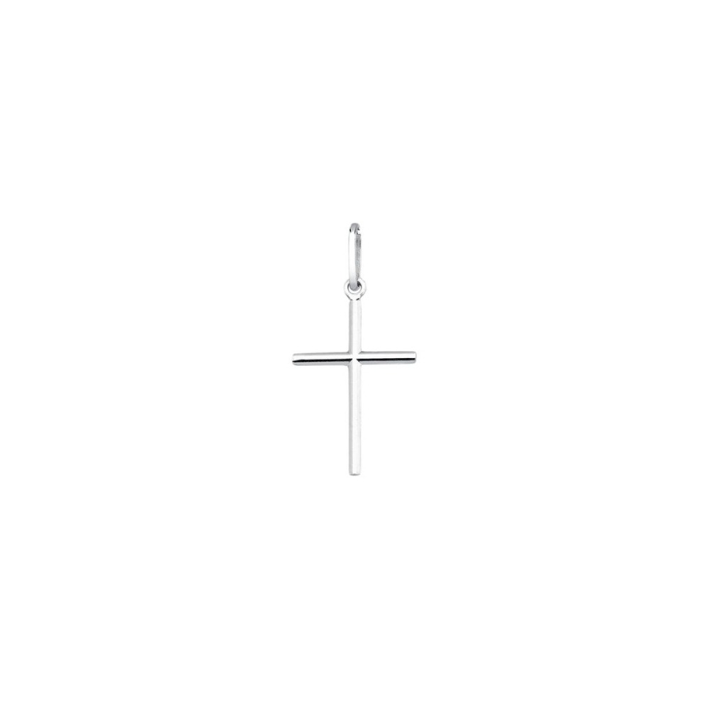 Produto Pingente de Prata 925 Cruz Lisa com 1,4cm