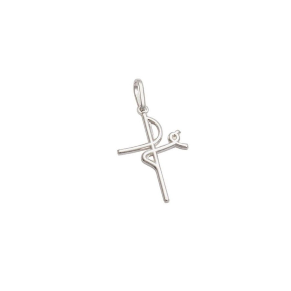Produto Pingente de Prata 925 Fé 20mm
