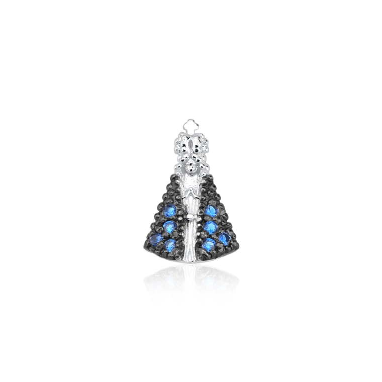Pingente de Prata 925 Nossa Senhora Aparecida Produto Pingente de Prata 925 Nossa Senhora Aparecida