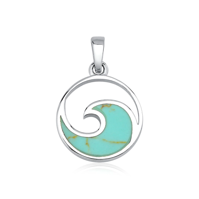 Pingente de Prata 925 Onda do Mar Produto Pingente de Prata 925 Onda do Mar