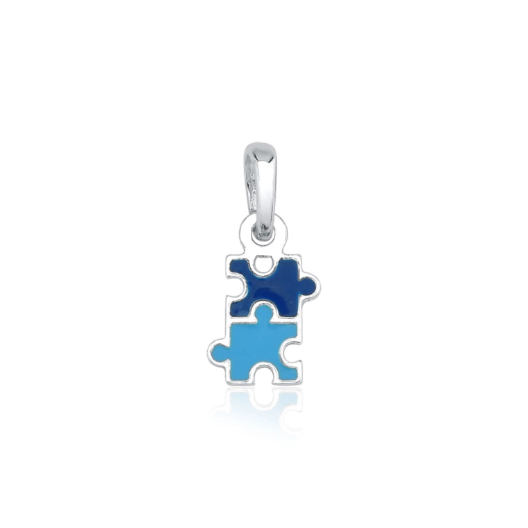 Pingente de Prata 925 Quebra-Cabeça Autismo Produto Pingente de Prata 925 Quebra-Cabeça Autismo