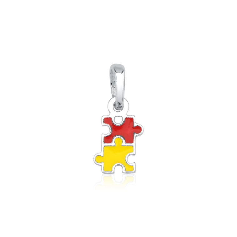 Pingente de Prata 925 Quebra-Cabeça Autismo Produto Pingente de Prata 925 Quebra-Cabeça Autismo