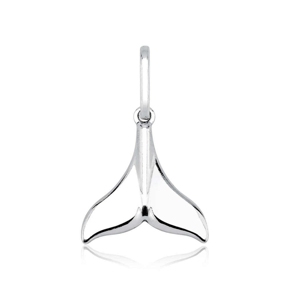 Pingente em prata 925 rabo baleia sereia mini 8mm x 15mm Produto Pingente em prata 925 rabo baleia sereia mini 8mm x 15mm