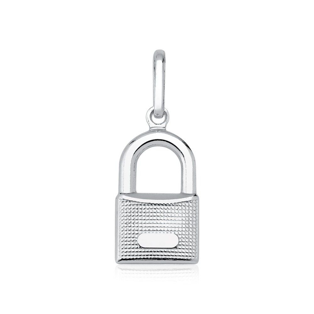 Pingente Feminino de Prata 925 Cadeado Produto Pingente Feminino de Prata 925 Cadeado