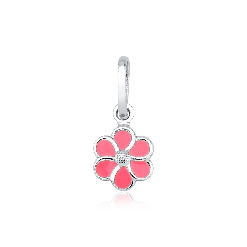 Produto Pingente Flor Rosa Prata 925