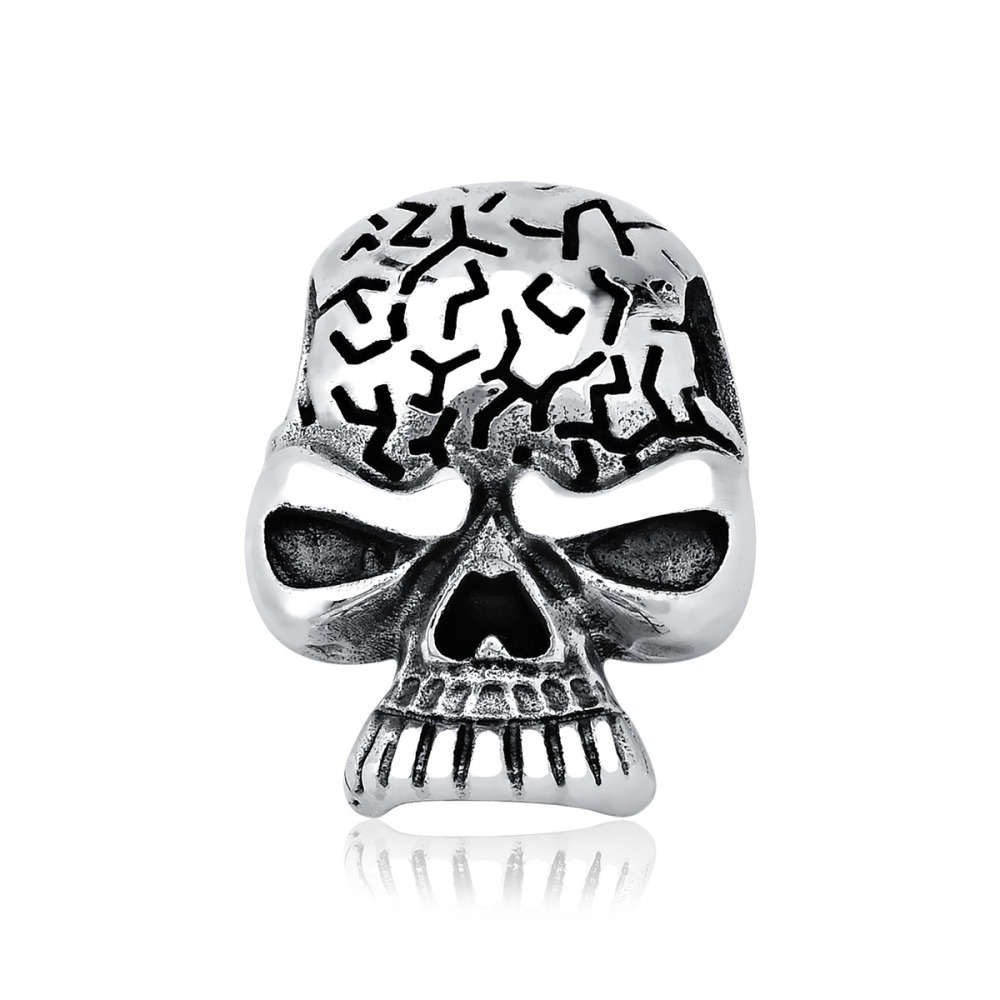 Produto Pingente Masculino de Prata 925 Caveira Bali