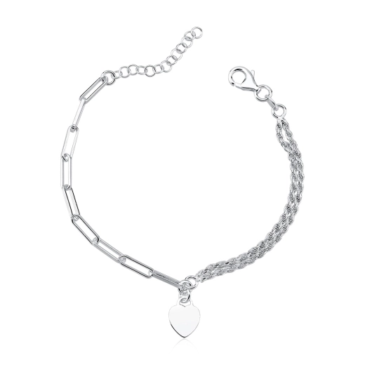 Produto Pulseira Feminina de Prata 925 Cartier e elo Baiano