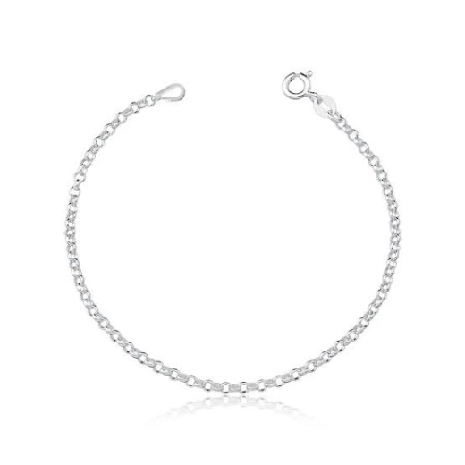 Pulseira feminina de Prata 925 Delicada Elo Português Produto Pulseira feminina de Prata 925 Delicada Elo Português