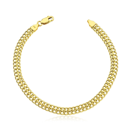 Produto Pulseira Lacraia de ouro 18k feminina 5mm 3,90 gramas
