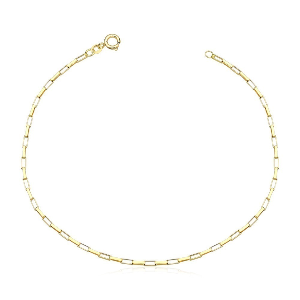 Produto Pulseira de Ouro 18k Veneziana Longa com 1mm