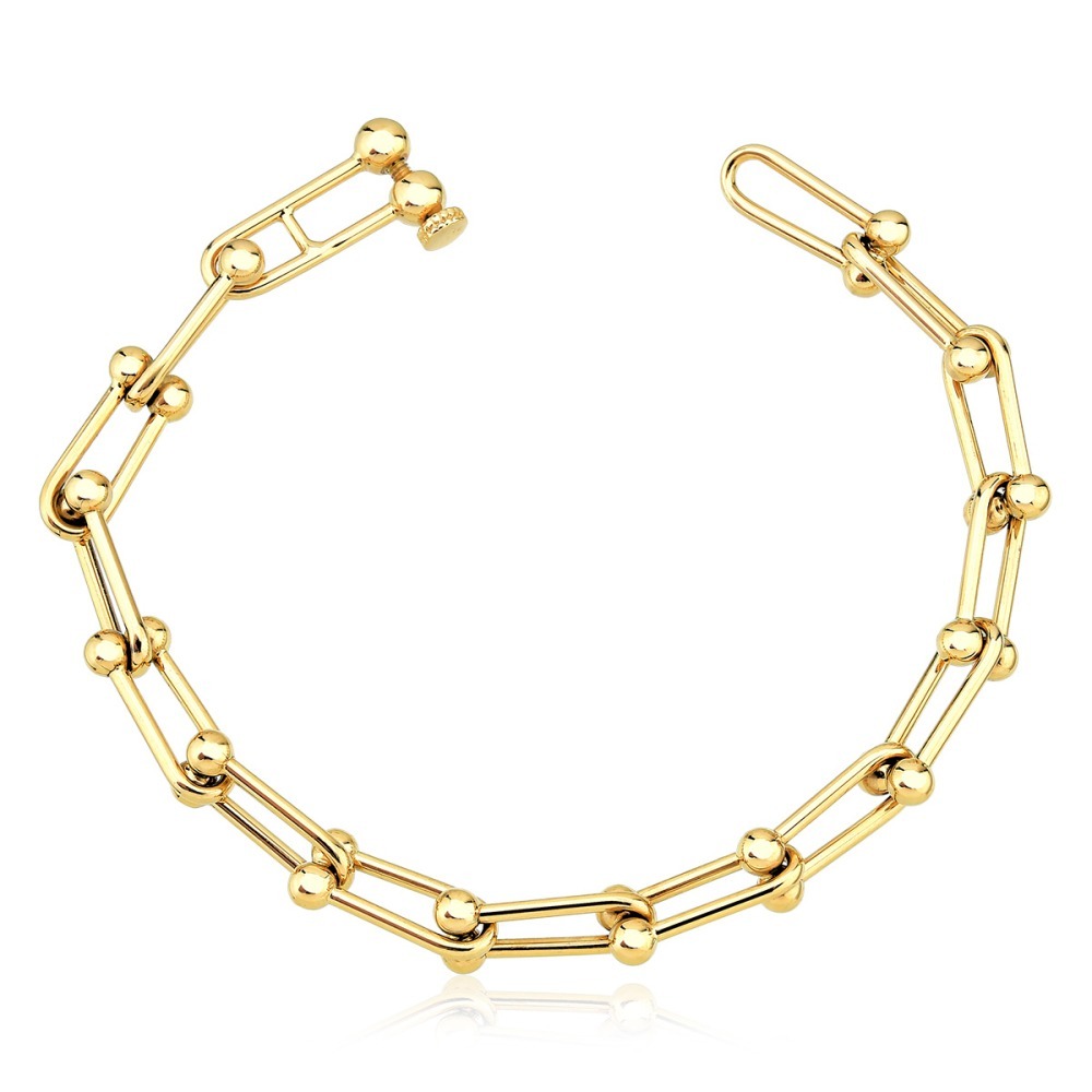 Pulseira Elos Graduados em Ouro 18k Produto Pulseira Elos Graduados em Ouro 18k