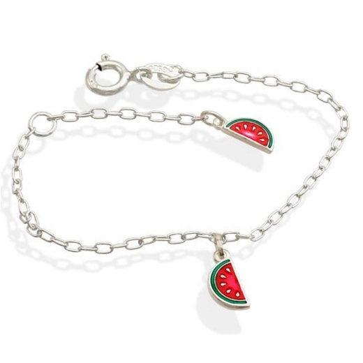Produto Pulseira Infantil para Meninas - Melância