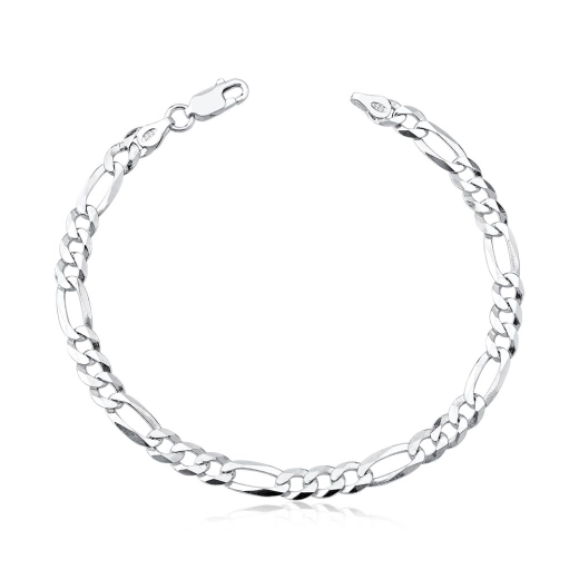 Pulseira Prata 925 De Lei Maciça 5mm 3x1 Masculina Legítima Produto Pulseira Prata 925 De Lei Maciça 5mm 3x1 Masculina Legítima