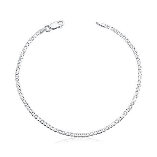 Produto Pulseira Masculina Grumet 2mm De Prata 925 Maciça