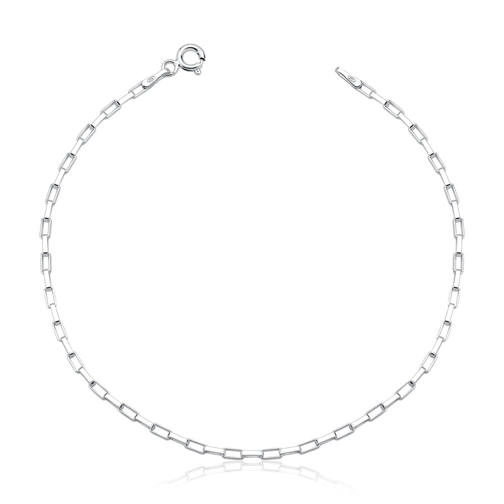 Produto Pulseira Masculina de Prata 925 Veneziana Longa 1.8mm