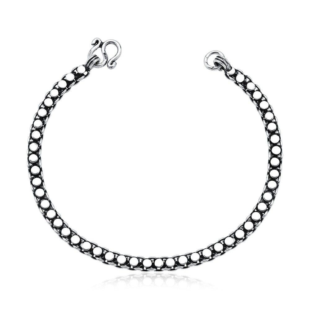 Produto Pulseira Pekun de Prata 925 Bali Redondo