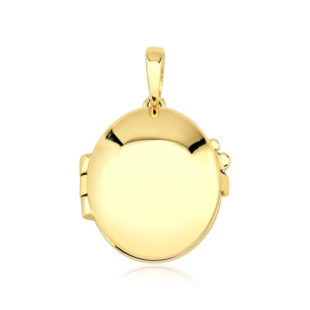 Relicário de Ouro 18k Amarelo Tamanho Pequeno Produto Relicário de Ouro 18k Amarelo Tamanho Pequeno