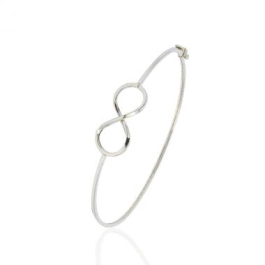 Produto - Bracelete Feminino de Prata 925 Infinito