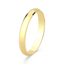 Produto - Aliança de Casamento em Ouro 18k Anatômica 3mm Abaulada