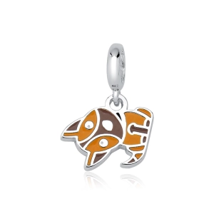 Berloque de Prata 925 Cachorrinho Resinado Produto - Berloque de Prata 925 Cachorrinho Resinado